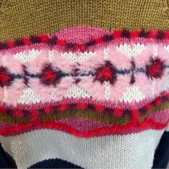 Anthropologie Field Flower eyelash sweater- medium - Picture 2 of 3